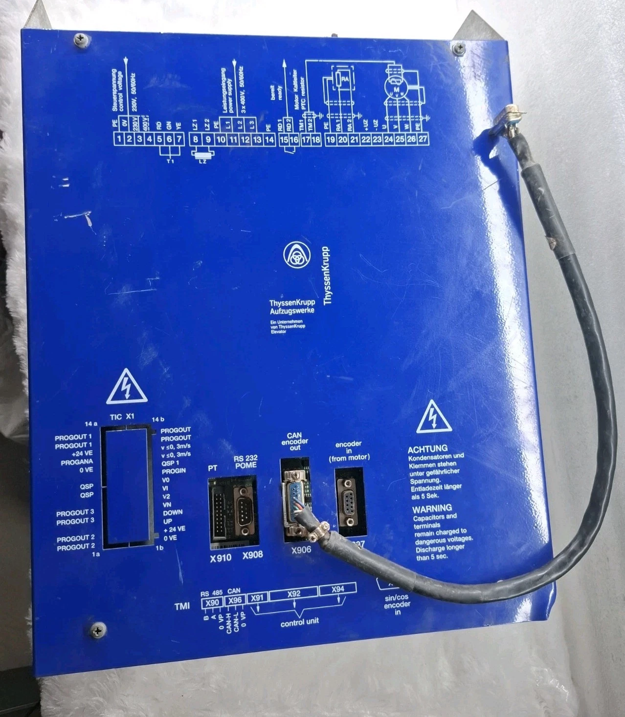 ThyssenKrupp Aufzugswerke VVVF-INVERTER CPI 48 OS ohne Soft 6621 000 9202 D400